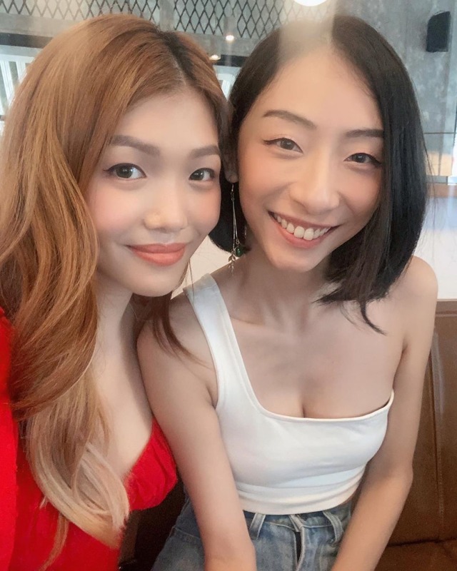 Carmen Ang and her slut girlfriend. Feeling horny now ???